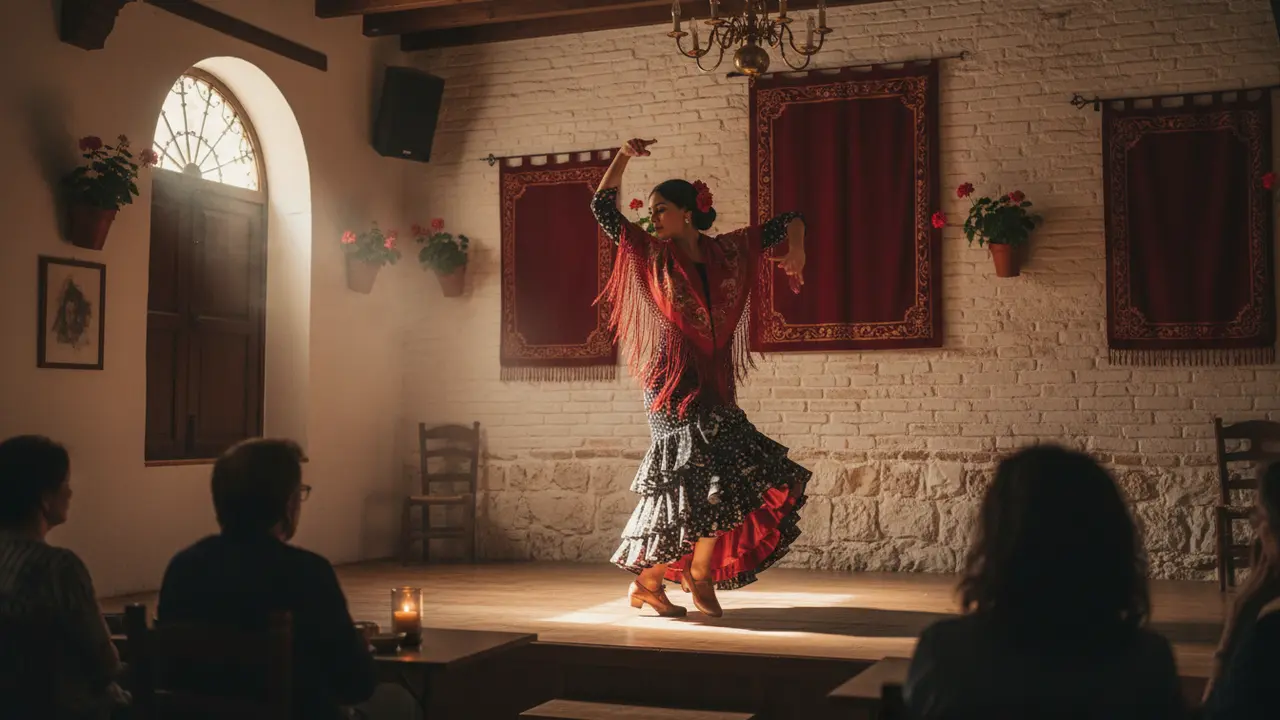 Flamenco performance in a Sacromonte cave