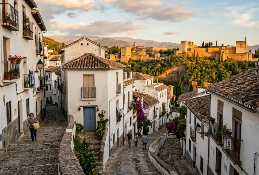 The Albaicín neighborhood in Granada