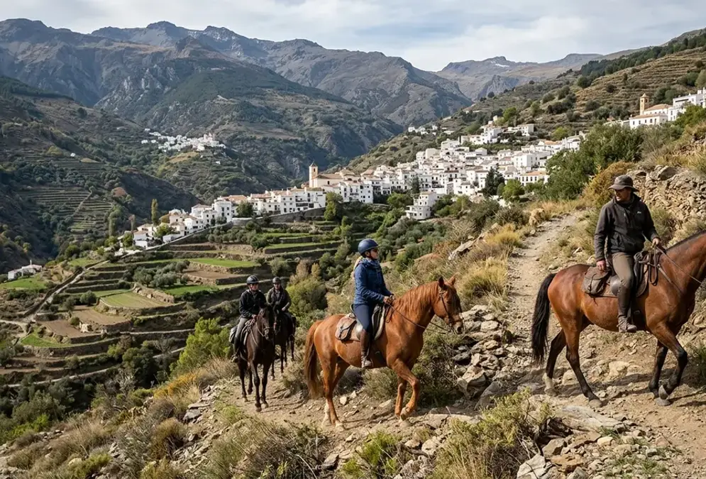 Guided Horseback Riding in the Alpujarras in Granada