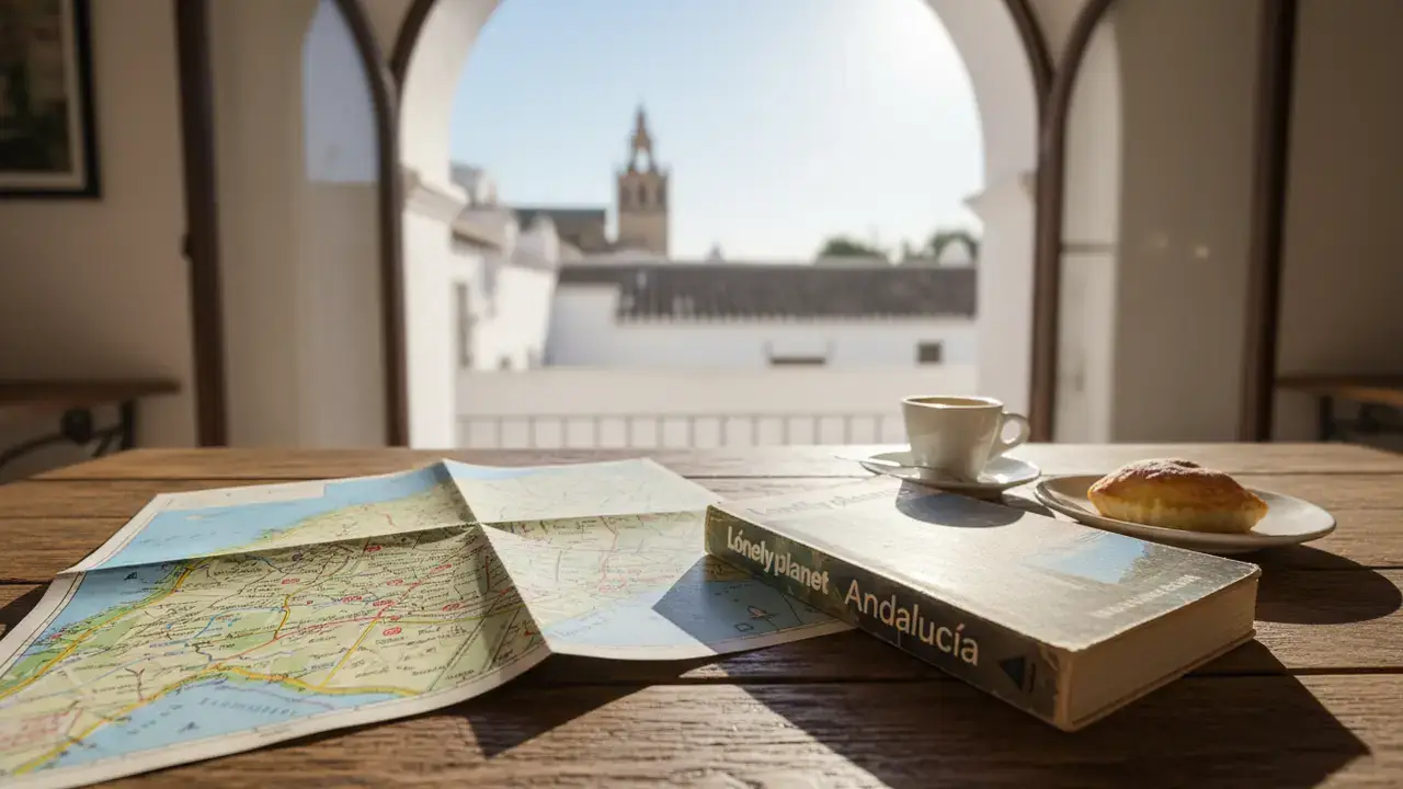 Travel map and guidebook for Granada