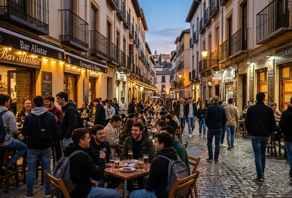Panoramic view of the Where 60,000 students keep a 500-year-old university alive neighborhood